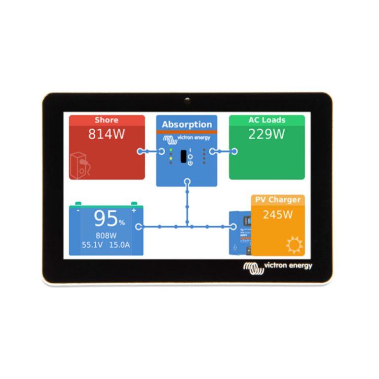 Victron GX Touch supervision van